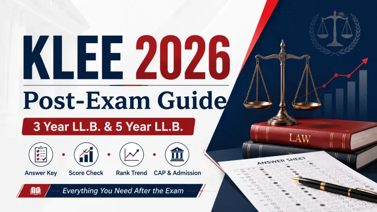 Read more about the article KLEE 2026 Post-Exam Guide: Answer Key, Score Calculator, Rank Trend, CAP & Admission